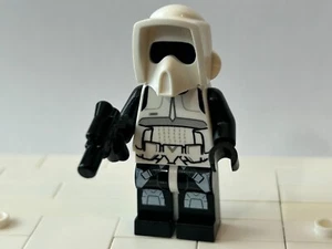 LEGO Star Wars Scout Trooper black legs minifigure Episode VI 10236 sw0505 - Picture 1 of 6