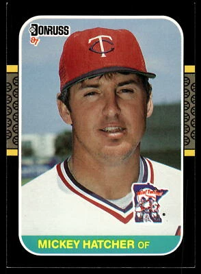 1987 Donruss #491 Mickey Hatcher - Image 1 of 2
