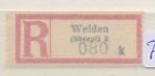 75756) Dt Reich, Reco-Zettel Weiden (Oberpf) 2 k