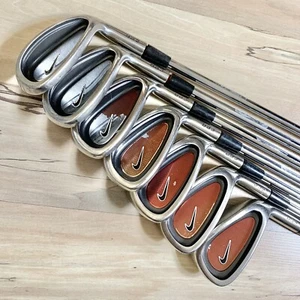 Nike CPR 4-9 + PW Iron Set CPR Steel Shafts Original Grips RH (7 Clubs) - Picture 1 of 20