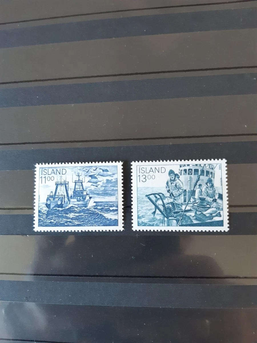 Prophila Collection Island 612-613 Briefmarken – Komplette Ausgabe 1984 Blumen, Postfrisch MNH