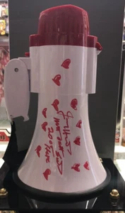 Jimmy Hart Autographed Megaphone w/ArtWork by Jimmy Hart WWE/WWF PSA COA - Picture 1 of 3