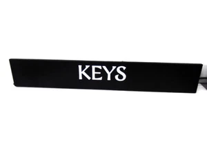 LED Lit KEYS Locksmith / Cosmetics Retired Metal Retail Display Sign - READ - - Picture 1 of 8