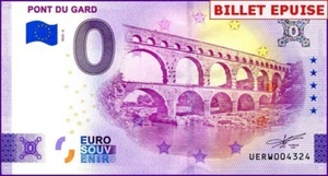PONT DU GARD / BILLET 0 € / NULL EURO-SCHEIN / UERW 2022-2 - Picture 1 of 1