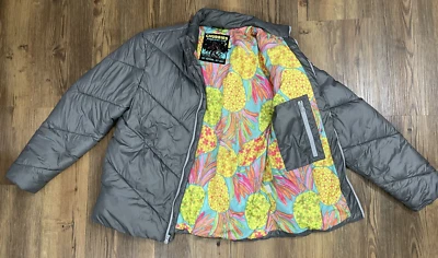 Chaqueta acolchada Chubbies gris piña para hombre mediana Foto 1 de 4