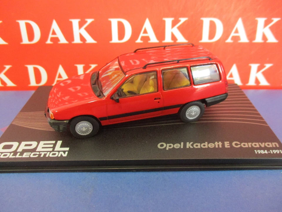 Die cast 1/43 Modellino Auto Opel Kadett E Caravan Red 1984-91 - Immagine 1 di 4