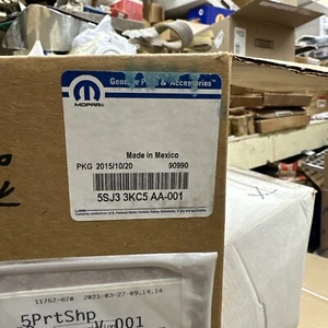 Mopar #5SJ33KC5AA Steering Wheel Black W/Blue Stitching 2013 Dodge Charger NOS - Picture 1 of 15