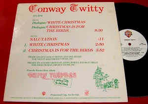 Conway Twitty "MERRY TWISMAS" 1983, Promo 12" Christmas EP. Warner Bros. EX/EX - Imagen 1 de 5