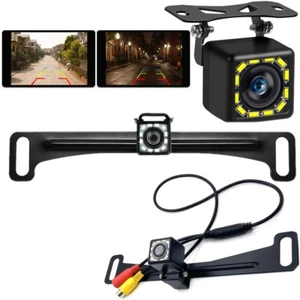 For TOYOTA Car Rear View Backup Camera License Plate Reverse Night Vision IP68 - Picture 1 of 11