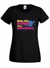 T-shirt Maglietta donna J2496 Miglior Nonna del Mondo Idea Regalo Festa Mamma
