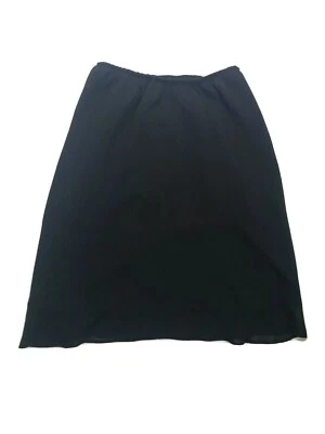 George Mujer Talla 6 Negro Hasta la Rodilla Pull On Construido Deslizamiento Lavado a Máquina Foto 1 de 4