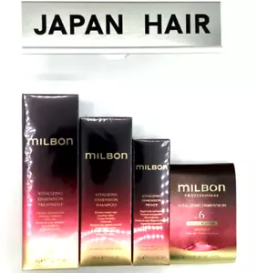 MILBON VITALIZING DIMENSION shampoo 200ml Treatment 200g primer60ml booster 4set - Picture 1 of 6
