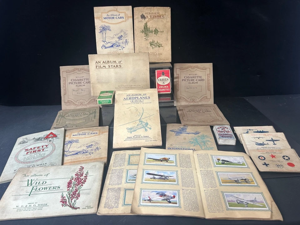 Collection of Vintage Cigarette Card Albums Wills, Player's & More - #1001 - Image 1 of 4