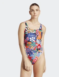 Costume da bagno Adidas Farm Rio astratto floreale pezzo unico nuovo con etichetta - Foto 1 di 9
