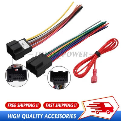 For 2007-2014 Cadillac Chevy Aftermarket Car Stereo Radio Wiring Harness Adapter Foto 1 de 4