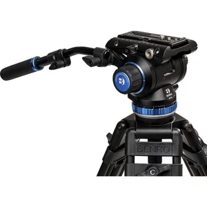 Benro S8PRO Video Head, 17.6 lb Load, 3/8"-16 Accessory Mounts, Counterbalance - Picture 1 of 8