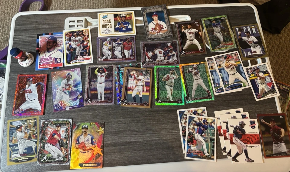 Atlanta Braves Lote Acuña, Riley, Albies, Heyward, Soler, Venta, Glavine Foto 1 de 1