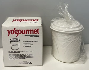 Yogourmet Multi Electric Yogurt Maker Model T White 2 Quart Extra Batch Jar NEW - Picture 1 of 9