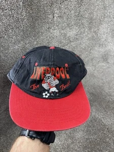 Liverpool Fc Cap Hat Vintage 90s Rare SnapBack Football Streetwear Bulldog Red - Picture 1 of 9