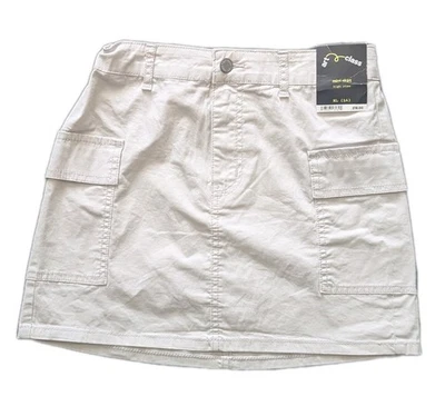 Грузовая юбка мини высоты новый с Ярлыками искусства класса бежевый размер молодежи XL (14) - Изображение 1 из 4