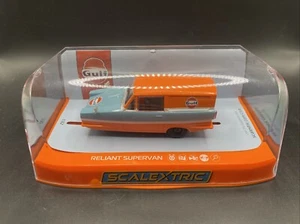 Scalextric C4193T Reliant Regal Van - Gulf Edition 1/32 Slot Car - Picture 1 of 2