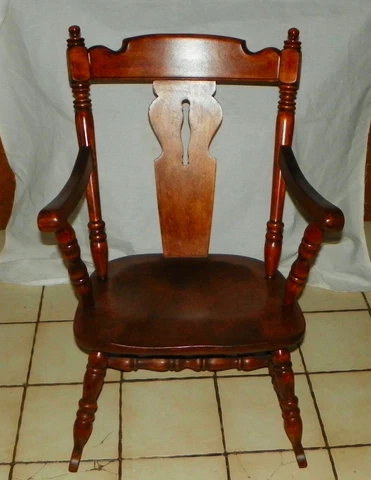 Mahogany Rocker / Rocking Chair  by Tell City  (R245) Cover