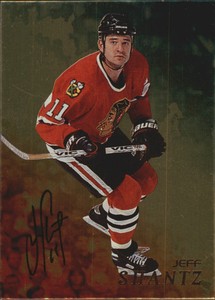1998-99  Be A Player Autographs Gold #31 Jeff Shantz