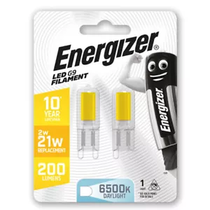 2 X Filamento Energizador LED G9 Reemplazo 2w = 21w Cápsula CÁLIDO Blanco 200LU - Imagen 1 de 3
