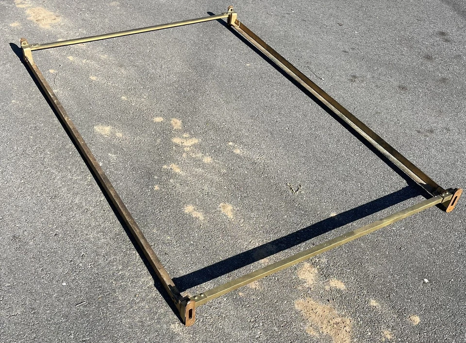 Antique Iron Bed Rails & Styles, Complete Frame for Brass, Metal or Wooden Bed - Image 1 of 4