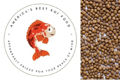 America's Best Koi Food Large Floating Pond Pellets 32% Protein Koi Fish Food - Image 1 of 4