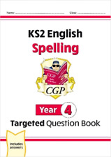 CGP Books KS2 English Year 4 Spelling Targeted Question Book (with A (Paperback)
