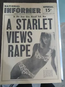 10. JULI 1966 NATIONAL INFORMER Boulevardzeitschrift - GITTE HENSELL, US VIETNAMKRIEG - Bild 1 von 2