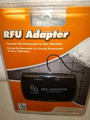 BRAND NEW RFU ADAPTER SEGA DREAMCAST GAME SYSTEM TV HOOK-UP - Image 1 of 4