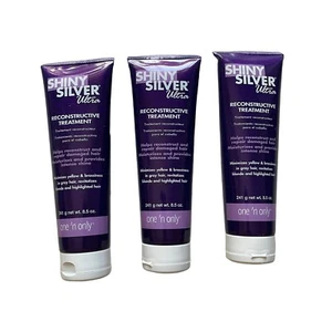 One 'n Only Shiny Silver Ultra Reconstructive Treatment 8.5 oz 3 PACK NEW - Picture 1 of 5