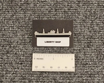 Pin de solapa esmaltada LIBERTY SHIP - Marina mercante - Patito feo Foto 1 de 4