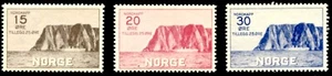 Norway 1930 Semi Postal North Cape Set of 3, Mint VLH-LH - Picture 1 of 2