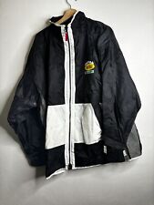 Vintage 90s Urban Circuit Full Zip Windbreaker Jacket Men’s Size XL Black