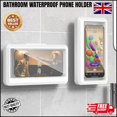 Waterproof Wall Phone Holder Rotatable | Wall Mounted | Touch Screen Case UK - Image 1 of 4