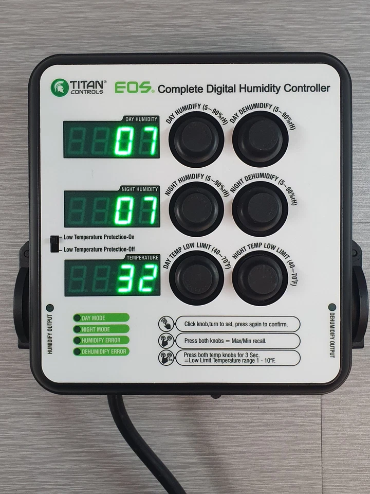 Controlador de humedad digital completo Titan Controls EOS SOLAMENTE.  Foto 1 de 4