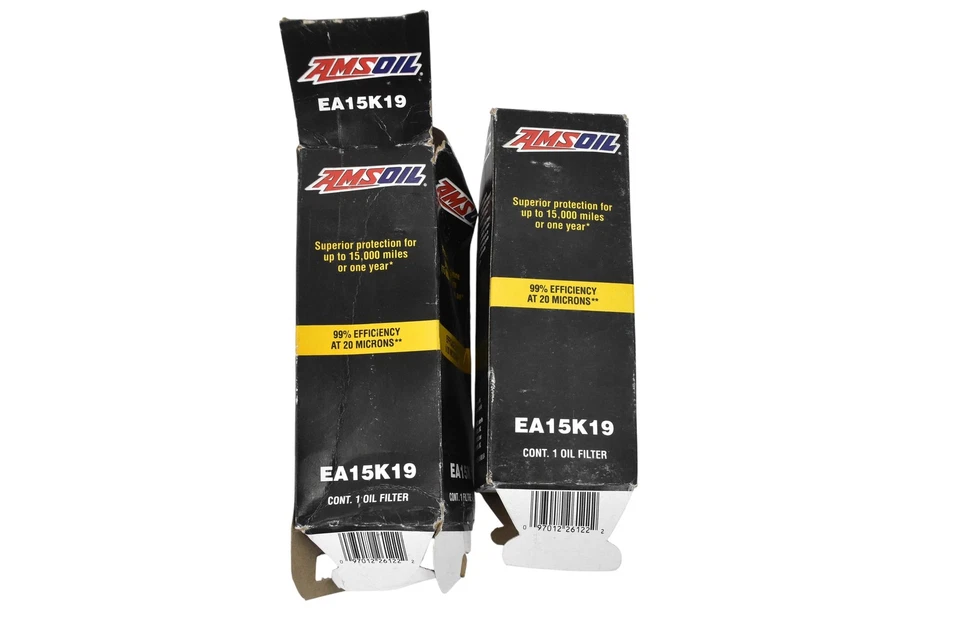 AMSOIL EA15K19 cartuchos de filtro de aceite Lote de 2 unidades de reemplazo automotrices Foto 1 de 4