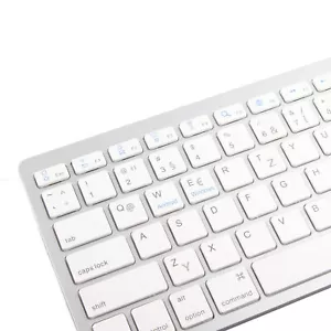 Wireless Keyboard Mini 78 Keys Thin White Computer Keyboards For Andr BST - Picture 1 of 46