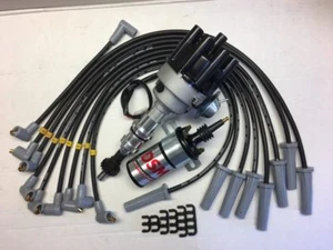 Ford Cleveland 302 351 V8 Distributor Coil Spark Plug Leads large shaft - Picture 1 of 5