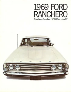 1969 Ford Ranchero 500 GT Vintage Verkaufsbroschüre - Bild 1 von 1