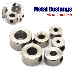 Nickel-Plated Iron Metal Bushings Positioning Collars For Shaft Positioning - Picture 1 of 12