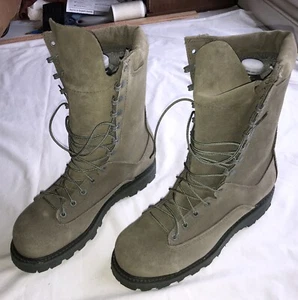 Matterhorn GoreTex Thinsulate Ultra Vibram Military Sage Green Suede Boots 6.5M - Picture 1 of 14