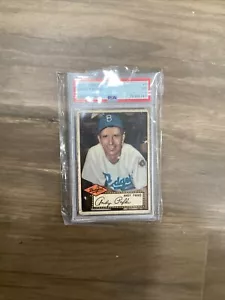 Andy Pafko 1952 Tops #1 PSA 1 - Picture 1 of 2