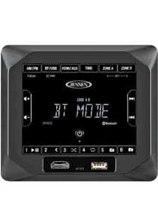 Jensen JWM22 AM/FM/Bluetooth/USB/HDMI/AUX Cube Wall Mount Stereo, A2DP & AVRCP - Picture 1 of 4