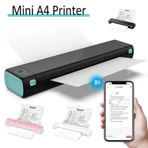 Phomemo M08F Wireless Thermal Tattoo Printer Supports A4 Transfer Paper LOT - Picture 1 of 25