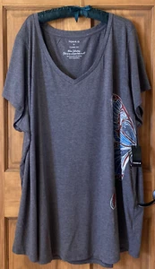 TORRID TEE SHIRT TOP BLOUSE SHORT SLEEVE TEE T SHIRT 5 5X 5XL 28 NEW NWT - Picture 1 of 6