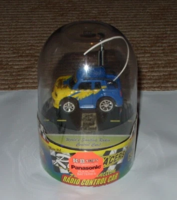 Rally Racers 1/64 Scale Radio Control Blue/Yellow Car! 04025 from KB Toys 45Mhz! - Image 1 of 3